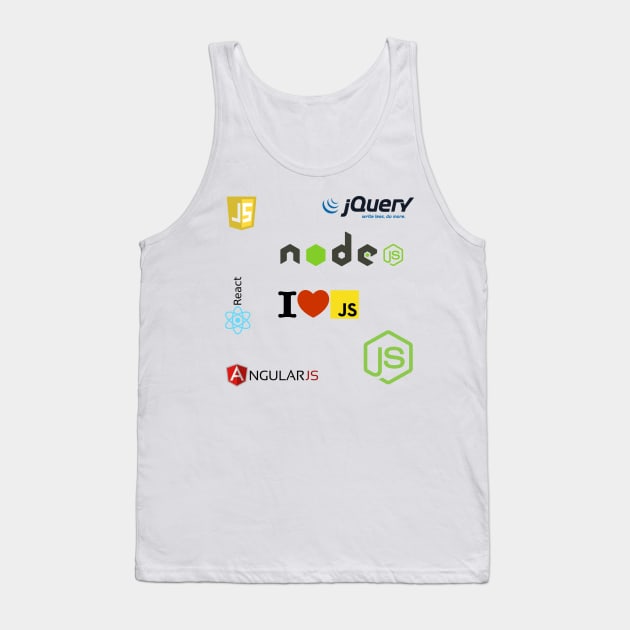 javascript ecosystem sticker set Tank Top by yourgeekside